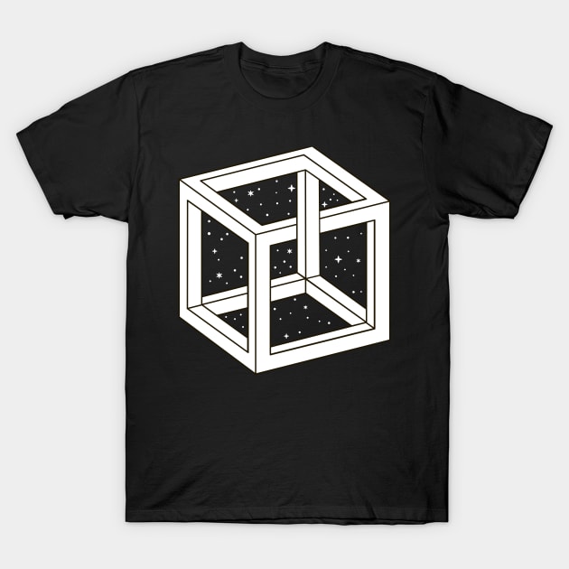 White Cube with Stars T-Shirt by Chase